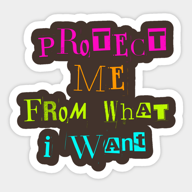 protect me Sticker by LebensART